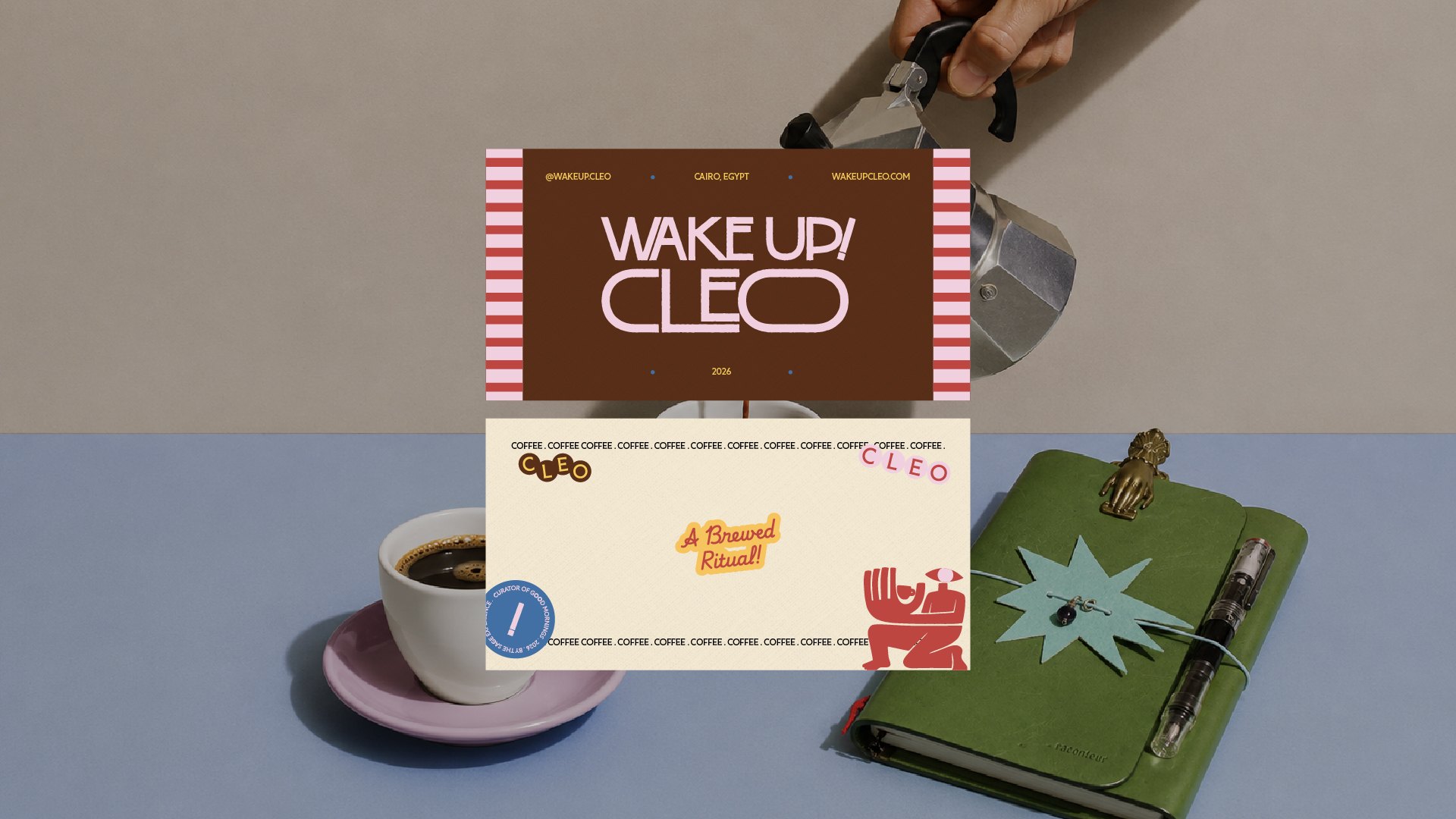 WAKEUP! CLEO — Coffee Shop By the Sage Experience
